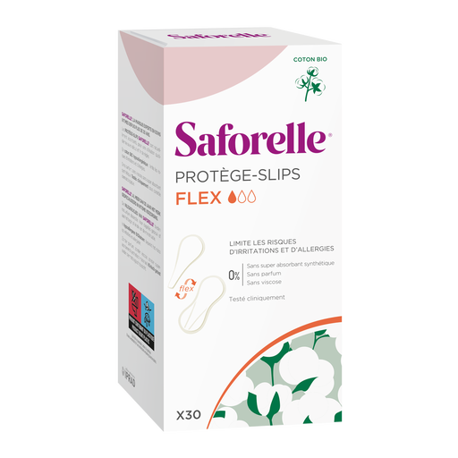 Protege slips Flex Coton Bio Protection hygienique